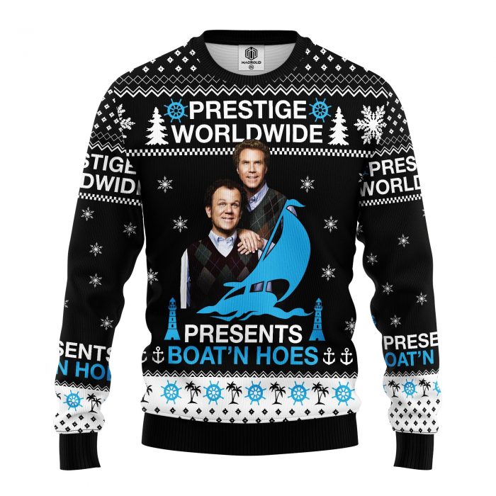 FontPresentsBoats sHoesmkup - Anime Ugly Sweater