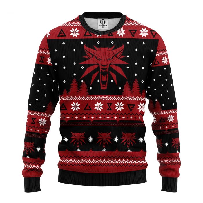 FontTheWitcher1mkup - Anime Ugly Sweater