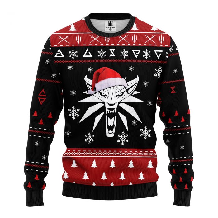 FontTheWitchermkup - Anime Ugly Sweater