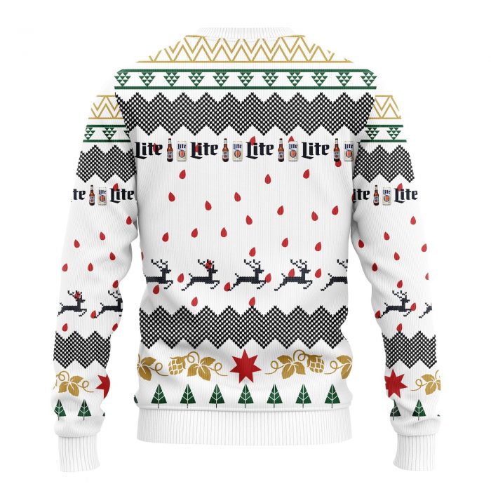 MillerLiteBeerbackmc - Anime Ugly Sweater