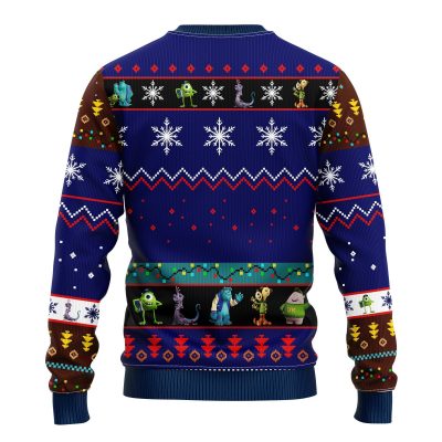 SweaterBackMonstersUniversitymkup - Anime Ugly Sweater