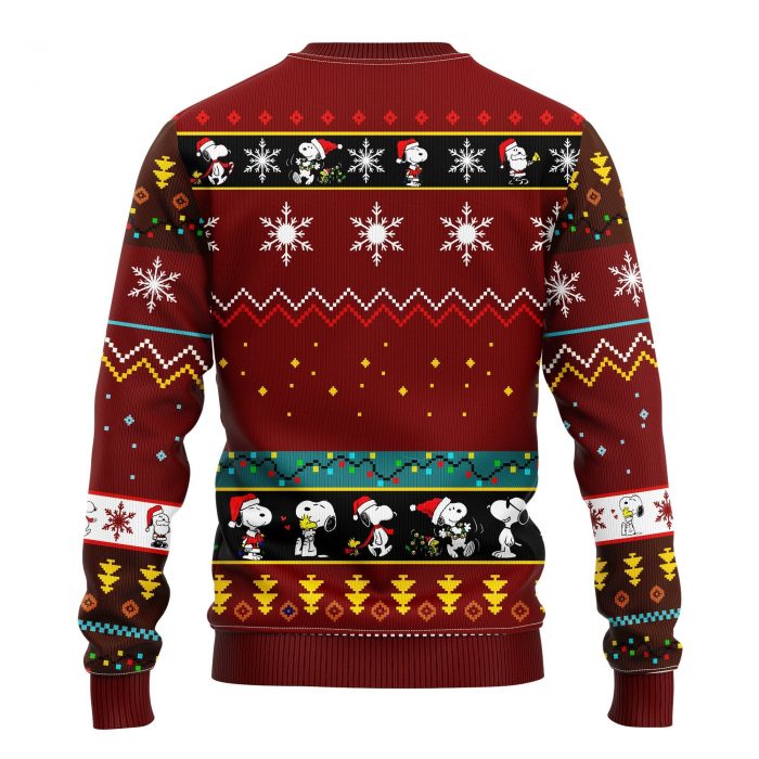 SweaterBackSnoopyRedmkup - Anime Ugly Sweater