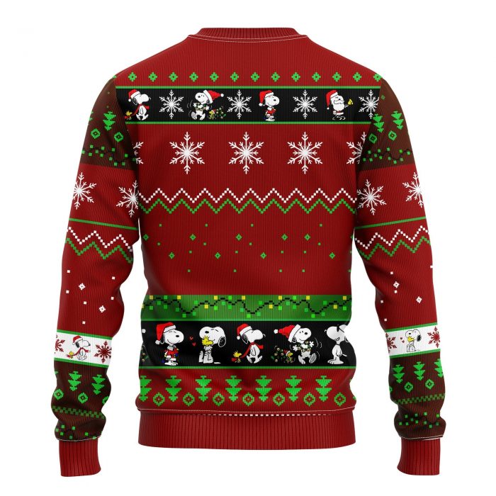 SweaterBackSnoopymkup - Anime Ugly Sweater