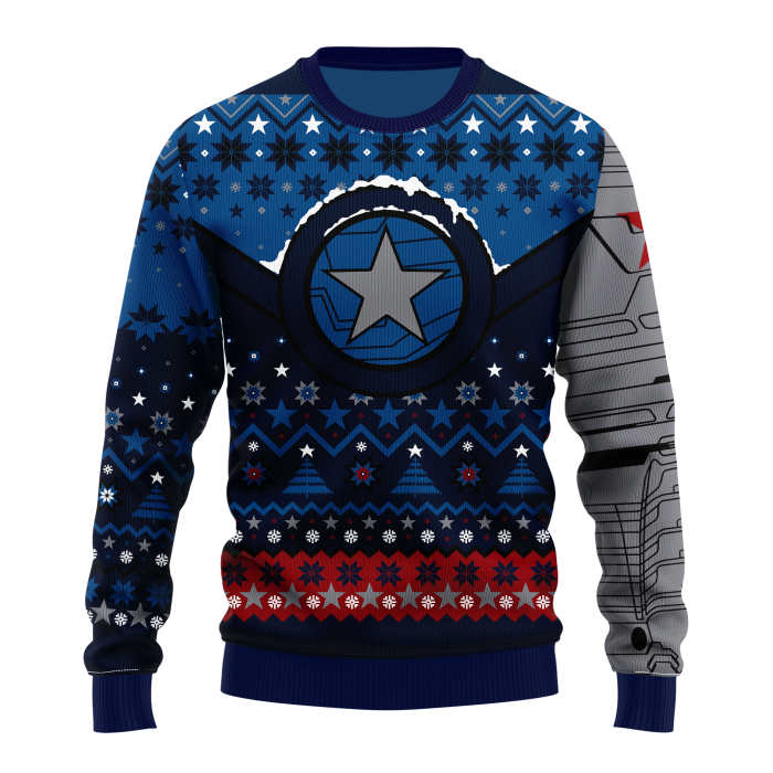 Winter Soldier 1 - Anime Ugly Sweater