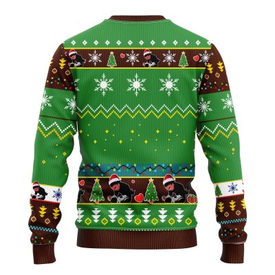 backAngryChristmasmkup - Anime Ugly Sweater