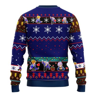 backDragonballHopeChristmasmkup - Anime Ugly Sweater