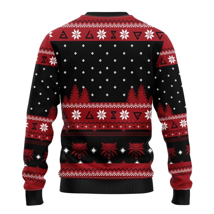 backTheWitcher1mkup - Anime Ugly Sweater