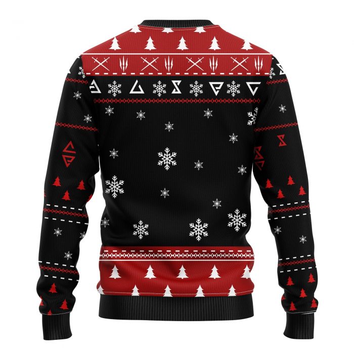 backTheWitchermkup - Anime Ugly Sweater