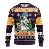 fontNaturoChristmasmkup - Anime Ugly Sweater