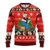 fontPopeyesChristmasmkup - Anime Ugly Sweater