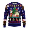 fontTotoroBlueChristmasmkup - Anime Ugly Sweater