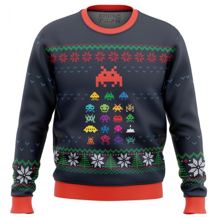 35618 men sweatshirt front 106 - Anime Ugly Sweater