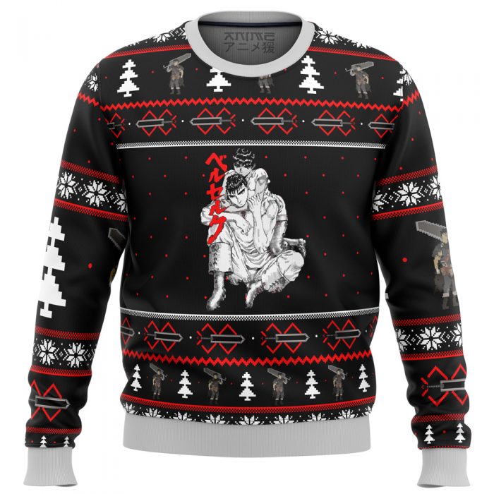 35618 men sweatshirt front 23 1 - Anime Ugly Sweater