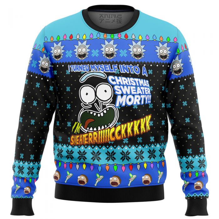 35618 men sweatshirt front Recovered 1 - Anime Ugly Sweater