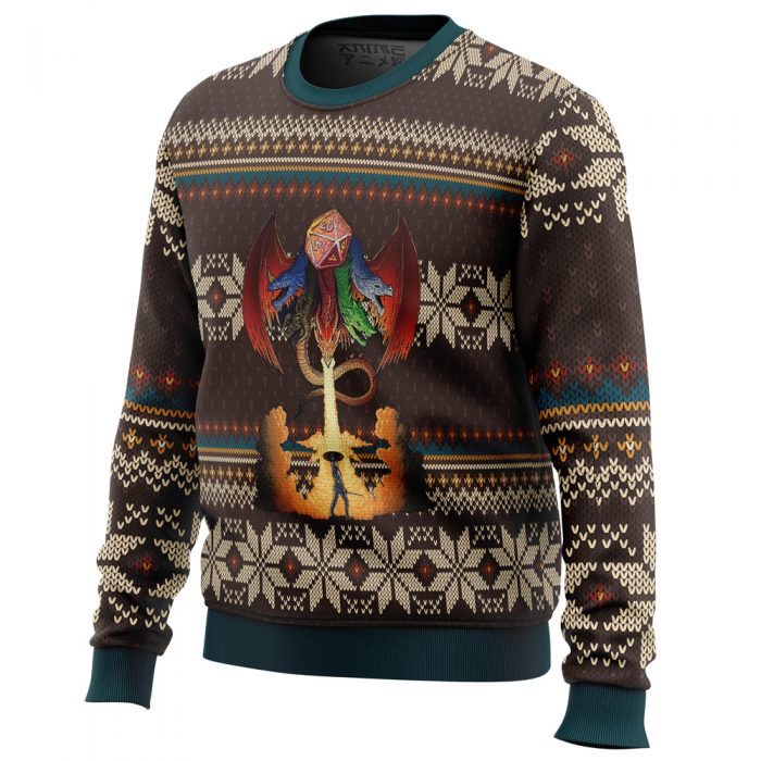 35666 men sweatshirt half front 4 - Anime Ugly Sweater