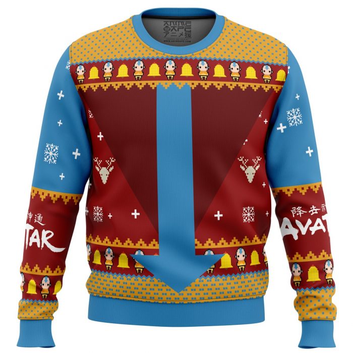 Airbenders Sweater front - Anime Ugly Sweater