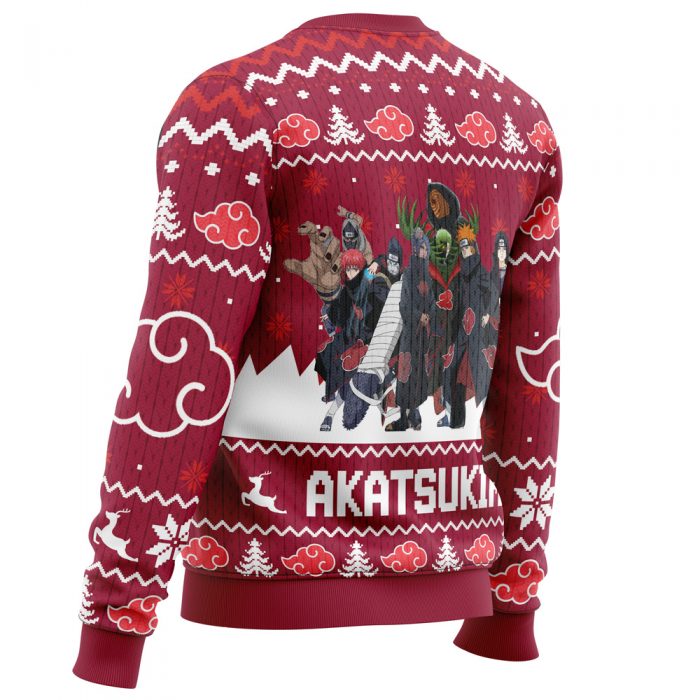 Akatsukimas Akatsuki men sweatshirt SIDE BACK mockup - Anime Ugly Sweater