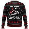 American Santa American Psycho PC men sweatshirt FRONT mockup - Anime Ugly Sweater