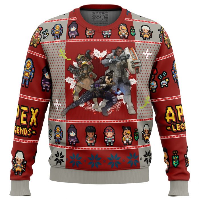 Apex legend Sweater front 1 - Anime Ugly Sweater