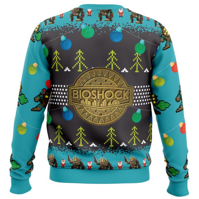 Bioshock Sweater back 1 - Anime Ugly Sweater