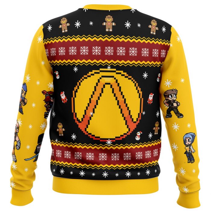 Borderlands Sweater back - Anime Ugly Sweater