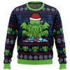 Call Of Christmas Cthulhu PC men sweatshirt FRONT mockup - Anime Ugly Sweater