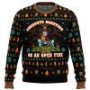 Chesnuts Roasting Fire Force men sweatshirt FRONT mockup - Anime Ugly Sweater