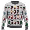 Chibi Gamblers Kakegurui men sweatshirt FRONT mockup - Anime Ugly Sweater