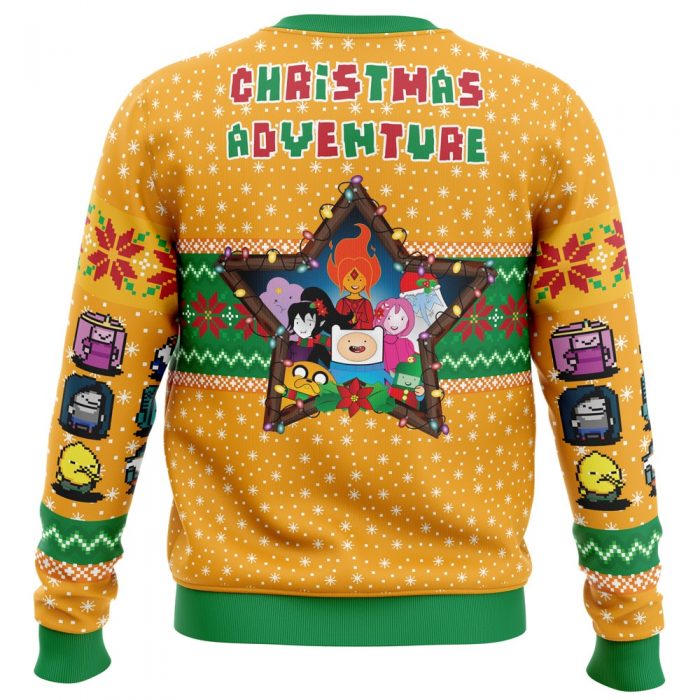 Christmas Adventure AT PC Ugly Christmas Sweater back mockup 1 - Anime Ugly Sweater