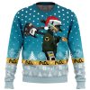 Christmas Canti FLCL men sweatshirt FRONT mockup - Anime Ugly Sweater