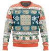 Christmas Scrabble BG PC Ugly Christmas Sweater front mockup - Anime Ugly Sweater