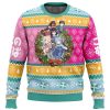 Christmas Spirit Konosuba men sweatshirt FRONT mockup - Anime Ugly Sweater