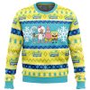 Christmas Spongebob Nickelodeon PC Ugly Christmas Sweater front mockup - Anime Ugly Sweater