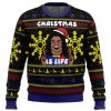 Christmas is Life PC men sweatshirt FRONT mockup - Anime Ugly Sweater