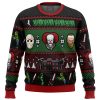 Classic Horror Christmas PC men sweatshirt FRONT mockup - Anime Ugly Sweater