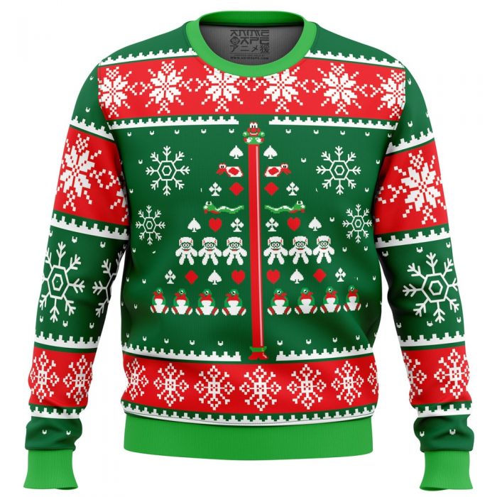 Cod Rest Ye Merry Gentlemen PC Ugly Christmas Sweater front mockup - Anime Ugly Sweater