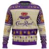 Crown Royal Whiskey men sweatshirt FRONT mockup - Anime Ugly Sweater