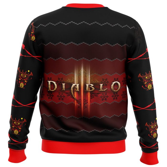 Diablo Sweater back - Anime Ugly Sweater