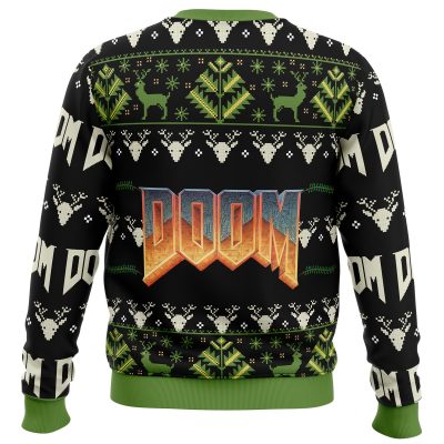 Doom Sweater back 1 - Anime Ugly Sweater