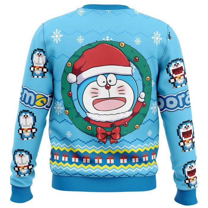 Doraemon Sweater back - Anime Ugly Sweater