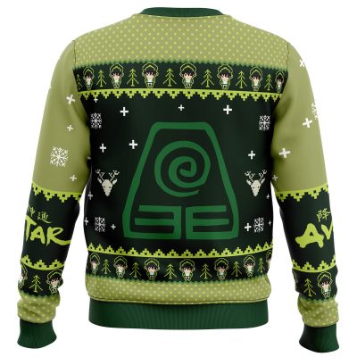 Earthbenders Sweater back - Anime Ugly Sweater