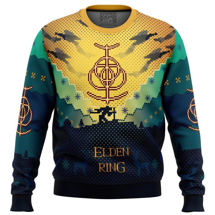 Elden Ring Sweater front - Anime Ugly Sweater