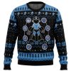 Elemental Weapon Megaman Ugly Christmas Sweater FRONT mockup - Anime Ugly Sweater