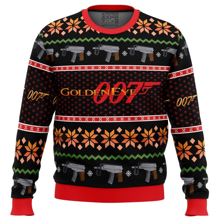 Golden Eye Sweater front - Anime Ugly Sweater