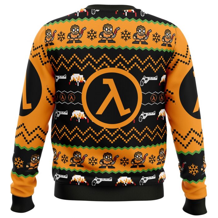 Half life Sweater back - Anime Ugly Sweater