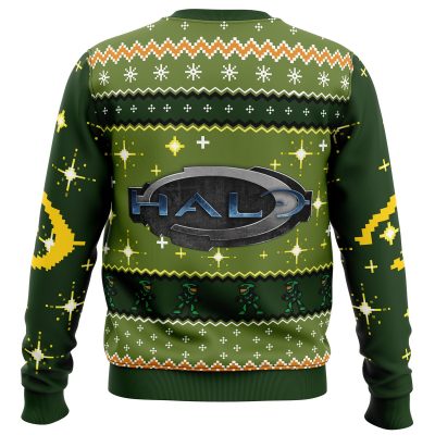 Halo Sweater back - Anime Ugly Sweater