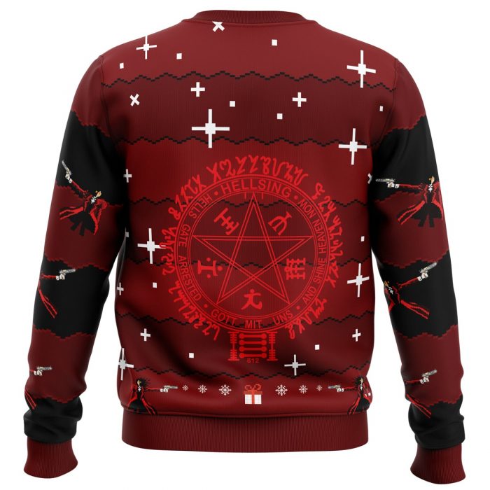 Hellsing Sweater back - Anime Ugly Sweater