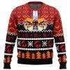 Ho Ho Hooo Holiday TC PC Ugly Christmas Sweater front mockup - Anime Ugly Sweater