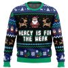 Holiday Sweater PC Ugly Christmas Sweater front mockup - Anime Ugly Sweater