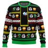 I Dig Christmas Dig Dug PC Ugly Christmas Sweater front mockup - Anime Ugly Sweater